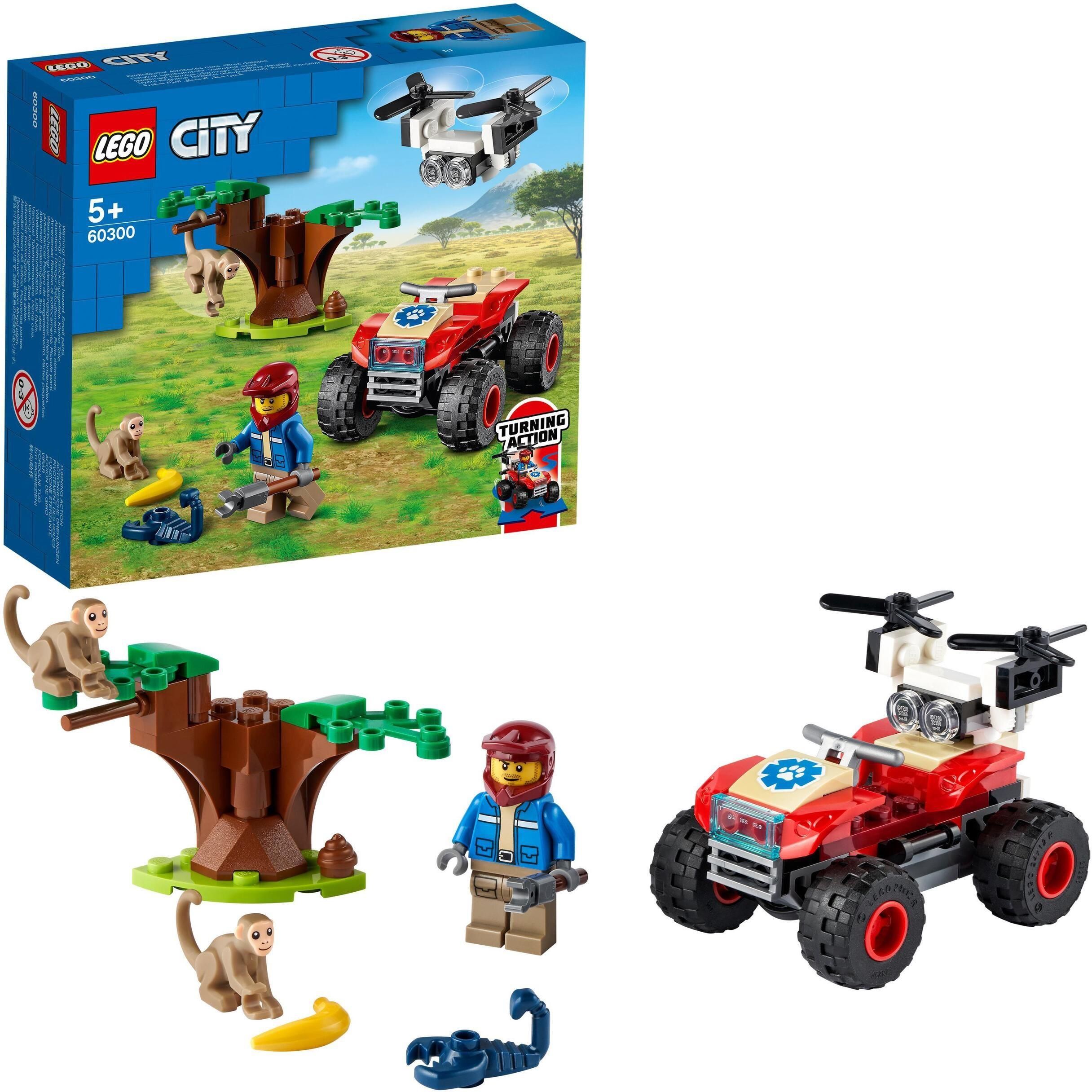 Lego 60300 City Quad Ratownikow Dzikich Zwierzat Ceny I Opinie Ceneo Pl