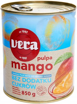 Vera Pulpa Z Mango Alphonso Bez Cukru 850G