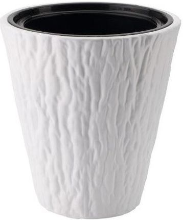 Doniczka Kora Mrozoodporna Fi 40 Biały+Wkład 4640 Form-Plastic