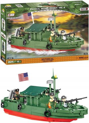 COBI Historical Collection Vietnam War Patrol Boat River Mk II (COBI-2238)
