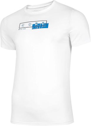 Koszulka T shirt 4F TSM021 biała (H4L21 TSM021 10S) - Ceny i opinie T-shirty i koszulki męskie JGTY Koszulka T shirt 4F TSM021 biała (H4L21 TSM021 10S) - Ceny i opinie T-shirty i koszulki męskie JGTY
