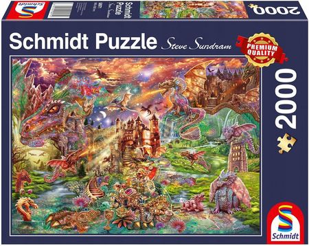 Schmidt Puzzle 2000El. Smoczy Skarb