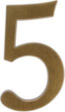 Zdjęcie Cyfra 5 Wys. 19Cm Aluminiowa Brązowa Brązowy - Kraków