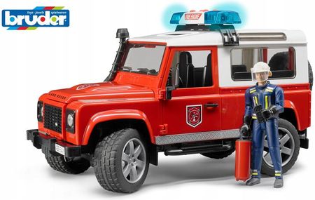 Bruder Land Rover Defender straż pożarna + strażak