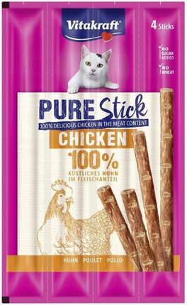 Vitakraft Cat Pure Stick Kabanosy Dla Kota Z Kurczakiem 4Szt