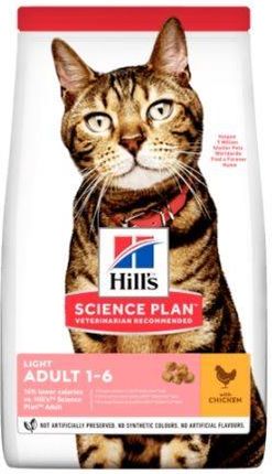 Hills Science Plan Adult Light Cat Kurczak 10Kg