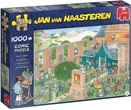 Jumbo Puzzle Jan Van Haasteren Wystawa Dzieł Sztuki 1000El. 