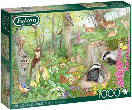 Jumbo Puzzle Falcon Leśne Zwierzęta 1000El. 