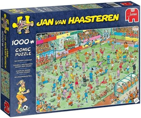 Jumbo Puzzle Jan Van Haasteren Mistrzostwa Świata Kobiet W Piłce Nożnej 1000El. 