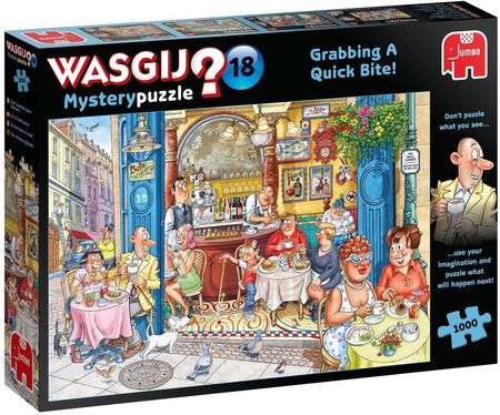 Jumbo Puzzle Wasgij Mystery 18 Szybka Przekąska 1000El. 