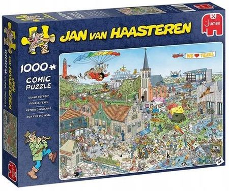 Jumbo Puzzle Jan Van Haasteren 1000El. Wypoczynek Na Wyspie