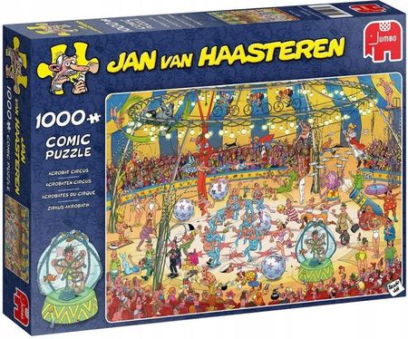 Jumbo Puzzle 1000El. Jan Van Haasteren Akrobatyka Cyrkowa
