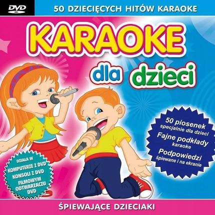 Karaoke dla dzieci 50 piosenek na DVD