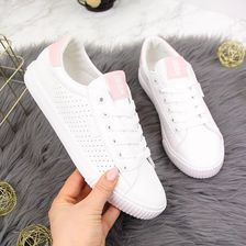 Zdjęcie Trampki niskie z eko skóry białe Big Star HH274073 - Żnin
