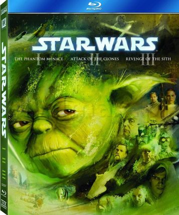 Gwiezdne Wojny: Trylogia prequel: Mroczne widmo + Atak klonów + Zemsta Sithów (Star Wars) (3Blu-ray)