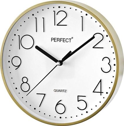 Perfect Fx5814 Zegar Ścienny Wyraźna Tarcza Mechanizm Tykający 22Cm (8423522)