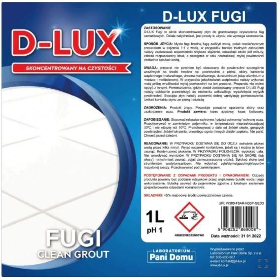 D-LUX Płyn do czyszczenia fug 1 L - opinie, komentarze o produkcie, 3