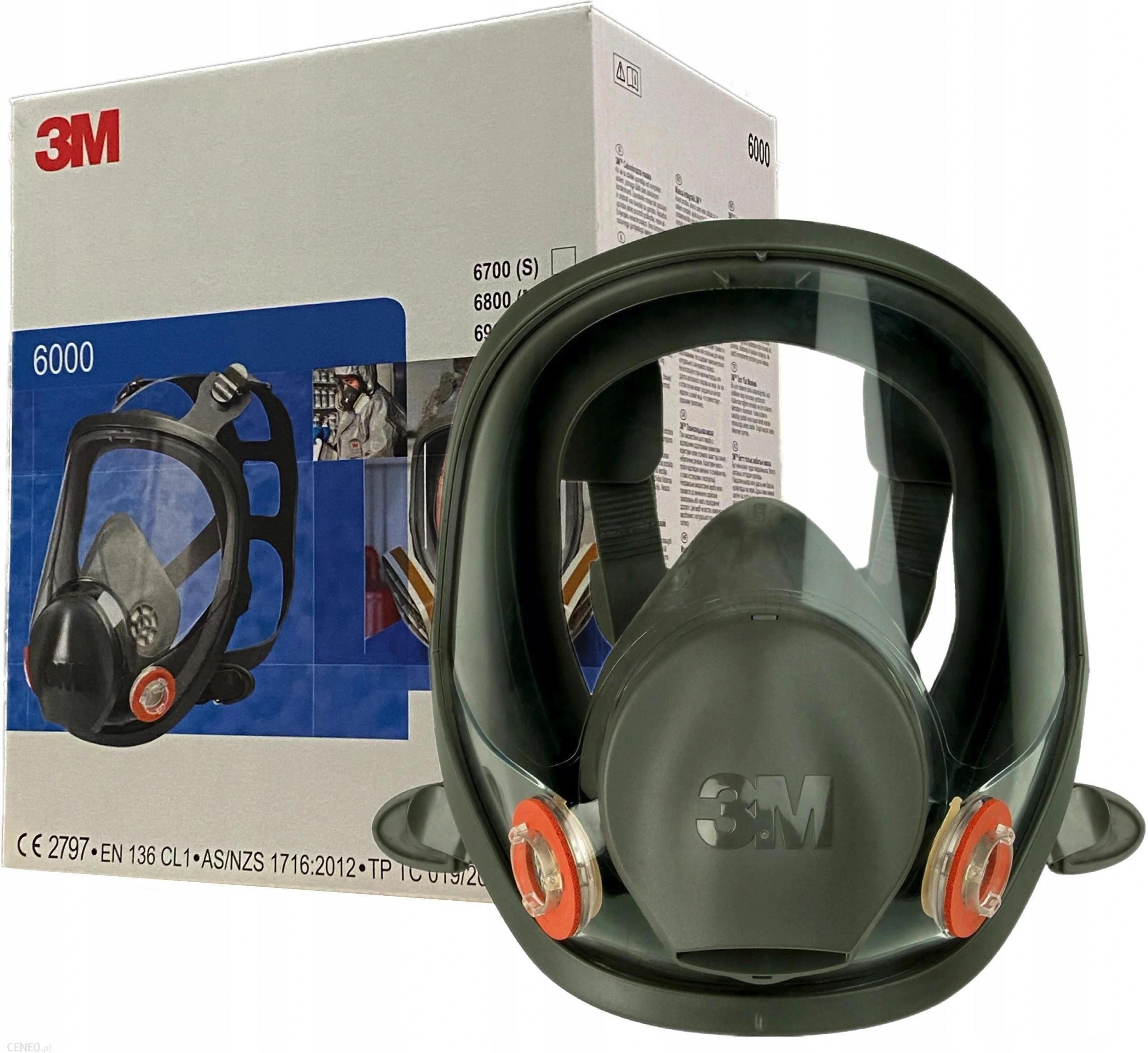3M Maska Pełna Lakiernicza Seria 6000 S 6700 - zdjęcie 1 3M Maska Pełna Lakiernicza Seria 6000 S 6700