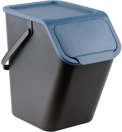 Practic Bini Pojemnik Do Segregacji Odpadów Kolor Niebieski Kosz Na Śmieci Papieru Makulatury 25L