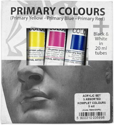 Apapolska Zestaw Farb Akrylowych Renesans Colours 5 Kolorów