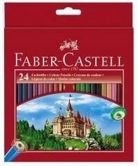 Faber Castell Artyk Kredki Sześciokątne Zamek 24 Kolory