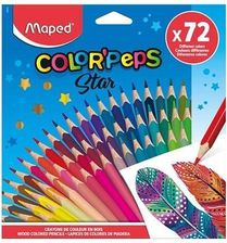 Zdjęcie Maped Kredki Colorpeps Trójkątne 72 Kolory - Korsze