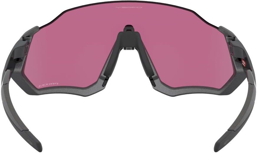Oakley Flight Jacket Matte Steel Prizm Road Jade Oo9401-1537