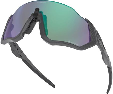 Oakley Flight Jacket Matte Steel Prizm Road Jade Oo9401-1537