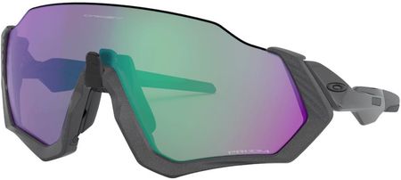Oakley Flight Jacket Matte Steel Prizm Road Jade Oo9401-1537