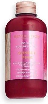 Makeup Revolution Hair Tones For Blondes Sunset Pink Szampon Koloryzujący 150 ml