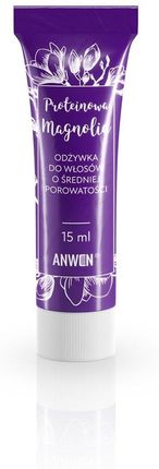 Anwen Odżywka Do Włosów O Średniej Porowatości Proteinowa Magnolia Mini 15 ml