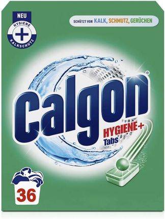 Calgon Hygiene + Tabletki do pralki chroniące przed osadzaniem się kamienia i brudu 36szt.