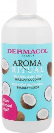 Dermacol Aroma Ritual Brazilian Coconut Mydło W Płynie Napełnienie 500Ml