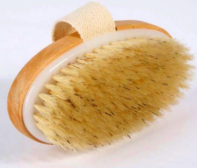 Isabellenails Szczotka naturalna do masażu na sucho - zdjęcie 1 Isabellenails Szczotka naturalna do masażu na sucho