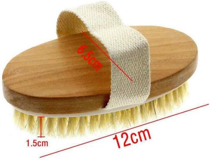 Isabellenails Szczotka naturalna do masażu na sucho - zdjęcie 2 Isabellenails Szczotka naturalna do masażu na sucho