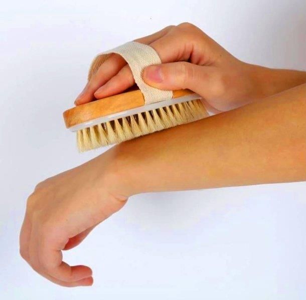 Isabellenails Szczotka naturalna do masażu na sucho - zdjęcie 3 Isabellenails Szczotka naturalna do masażu na sucho