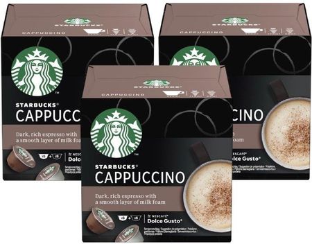 Starbucks Kapsułki Do Nescafé Dolce Gusto Cappuccino 3x12 sztuk