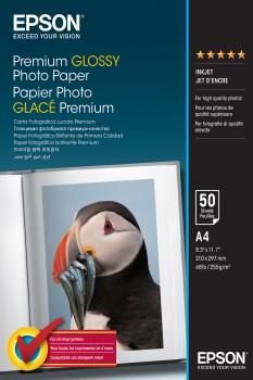 Epson Premium Glossy Photo Paper - A4 - 50 Arkuszy C13S041624