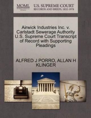 Airwick Industries Inc. V. Carlstadt Sewerage Auth