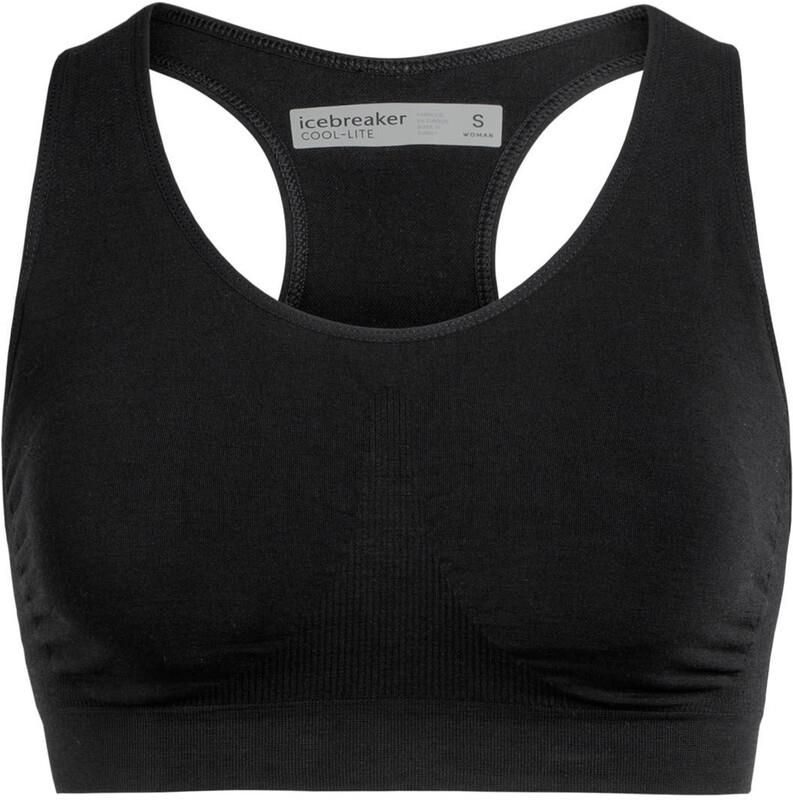 ICEBREAKER ANATOMICA SEAMLESS BIUSTONOSZ SPORTOWY KOBIETY, BLACK S 2021 ...