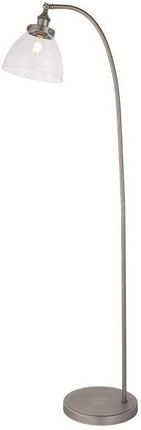 Endon Directory lampa podłogowa z wyłącznikiem Hansen E27 srebrna 152cm 91741