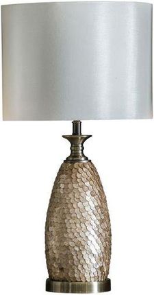 Endon Directory lampa stołowa z wyłącznikiem Dahlia E27 mosiężna 95461