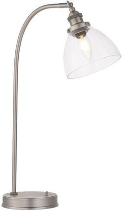 Endon Directory lampa stołowa z wyłącznikiem Hansen E14 srebrna 91740