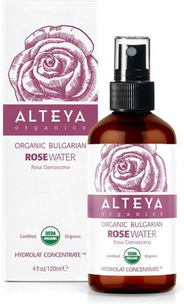 Alteya Organics Ekologiczny Hydrolat Z Róży Damasceńskiej Spray 120ml