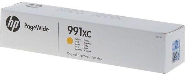 Cartouche HP PageWide 991xc MOK25XC – Jaune (YELLO), Originale, Neuve