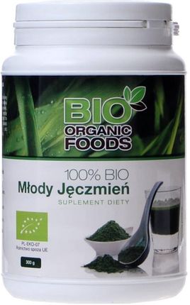Bio Organic Foods Młody Jęczmień 100% 300 g