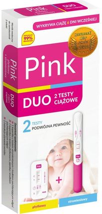 DomoweLaboratorium Test Ciążowy PINK DUO - 1 test