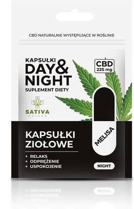 Sativa Kapsułki ziołowe DAY&NIGHT - NIGHT 45 kaps
