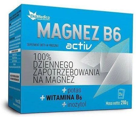 EkaMedica MAGNEZ B6 ACTIV 21 saszetek po 10 g