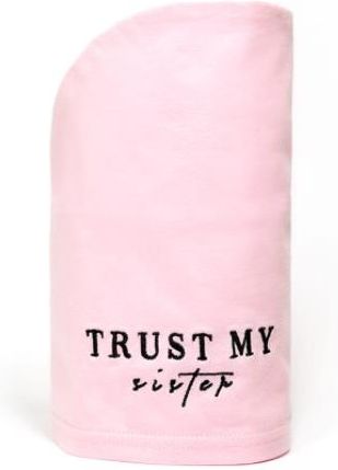 Nacomi, Bawełniany ręcznik do włosów, różowy, 23x17 cm
